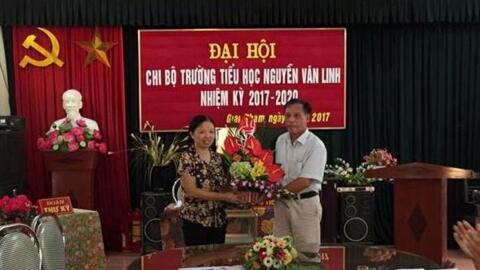 Đại hội Chi bộ trường Tiểu học Nguyễn Văn Linh, nhiệm kỳ 2017 - 2020.